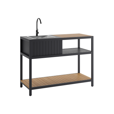 Lauko virtuvės praustuvo komplektas – oak spalvos
