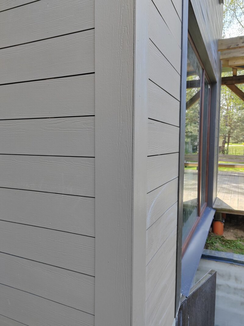 James Hardie cementinės dailylentės lygi faktūra 3600x180x8 mm Antracitas - Image 11