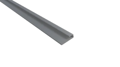 Aliuminis Fiberdeck weo essential pradžios profilis U 25x0.7 mm x3m