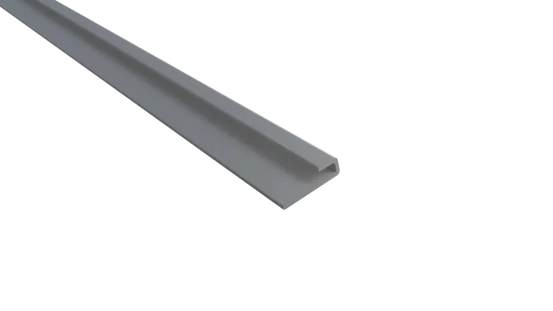 Aliuminis Fiberdeck weo essential pradžios profilis U 25x0.7 mm x3m