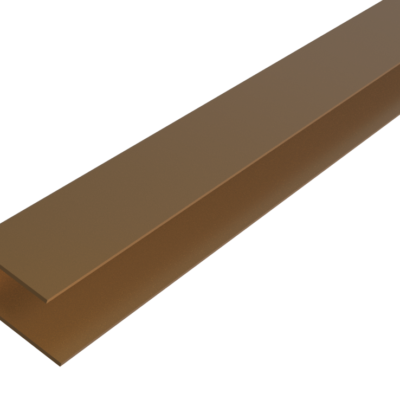 Fiberdeck essential F profilis  Teak 3 m. 35x45 mm