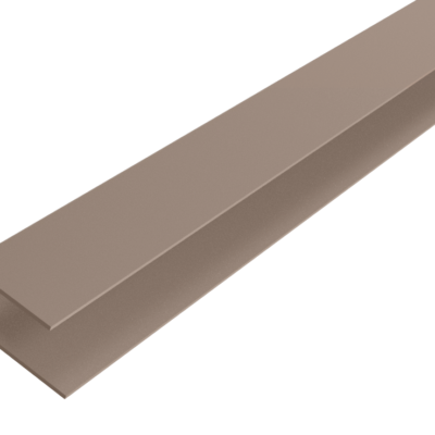 Fiberdeck essential F profilis  light grey 3 m. 35x45 mm