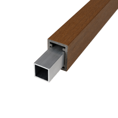 Fiberdeck Brise soleil aliuminio sutvirtinimas 385 cm  30x30 mm