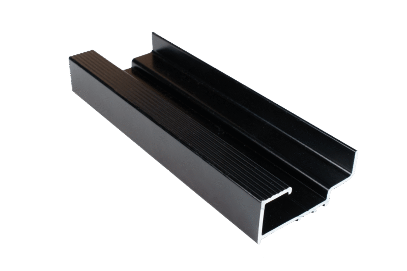 Fiberdeck Brise soleil aliuminis tvirtinimo bėgelis 3m. juodas - Image 6