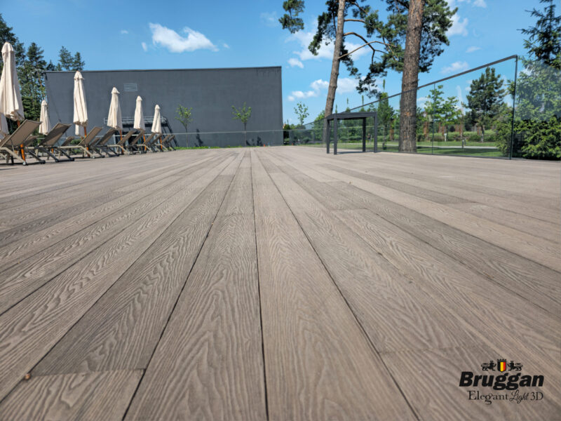 BRUGGAN Elegant 150x25x3000 mm Wine Brown - Image 3