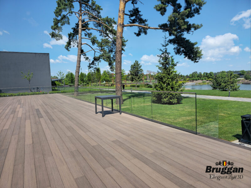 BRUGGAN Elegant 150x25x3000 mm Wine Brown - Image 4
