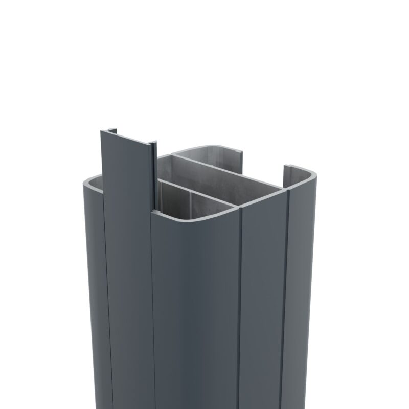 Boston tvoros stulpas  60x70mm L-184 cm  RAL7016