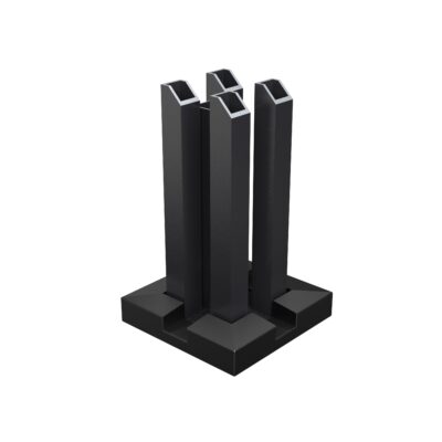 Boston  stulpo platforma  75x75 mm stulpams RAL9005