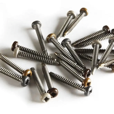 Fiberdeck tvirtinimo sraigtas 4,2x38 mm (įvairios spalvos)