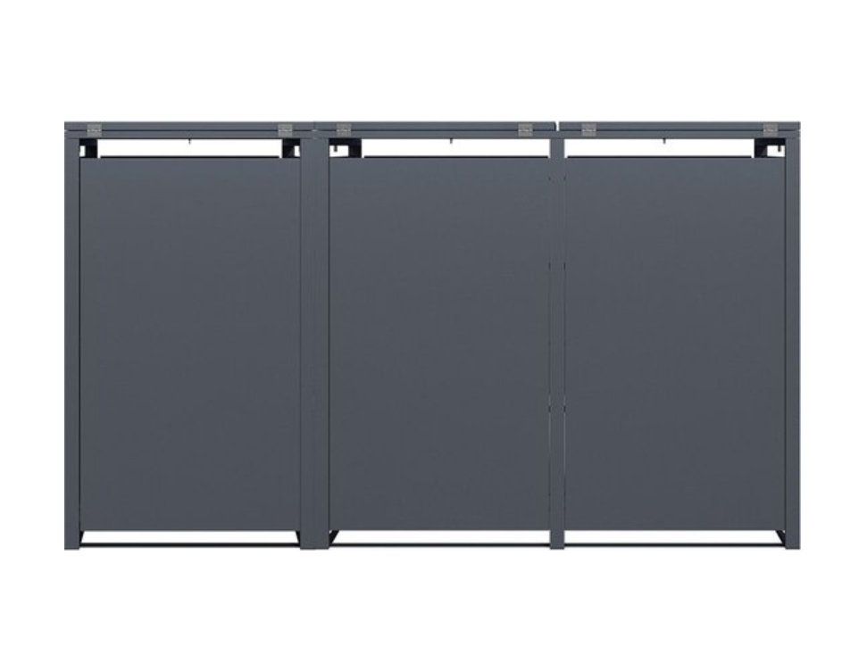 TRIVIETĖ ŠIUKŠLIŲ KONTEINERIO PASTOGĖ (ĮV. SPALVOS) - Image 11