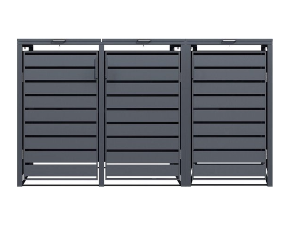 TRIVIETĖ ŠIUKŠLIŲ KONTEINERIO PASTOGĖ (ĮV. SPALVOS) - Image 10