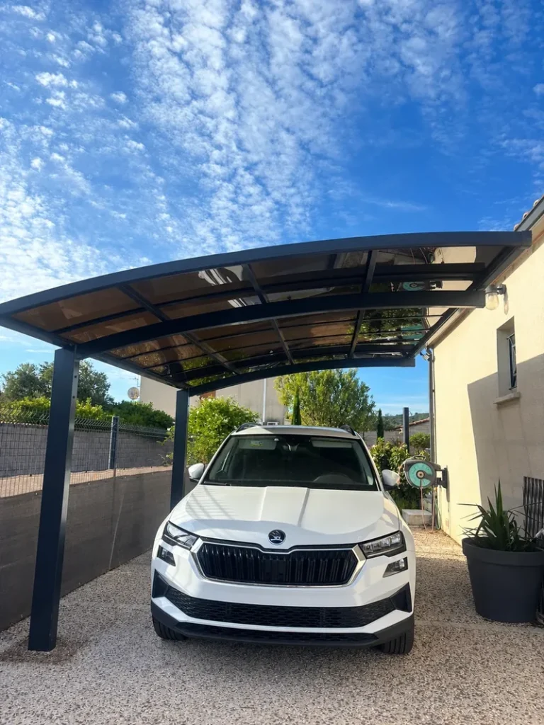Aliuminė automobilio stoginė Bolton  300×500 cm Pilka – projekto nuotrauka 5