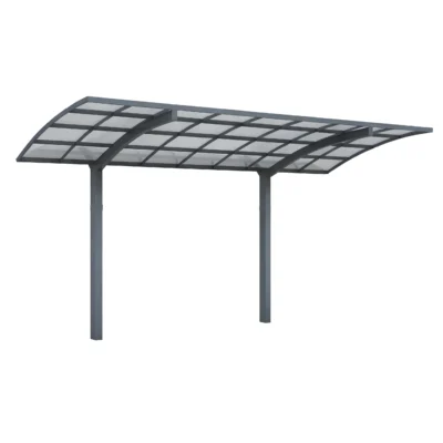 Aliuminė automobilio stoginė Bolton 300x500 cm Pilka