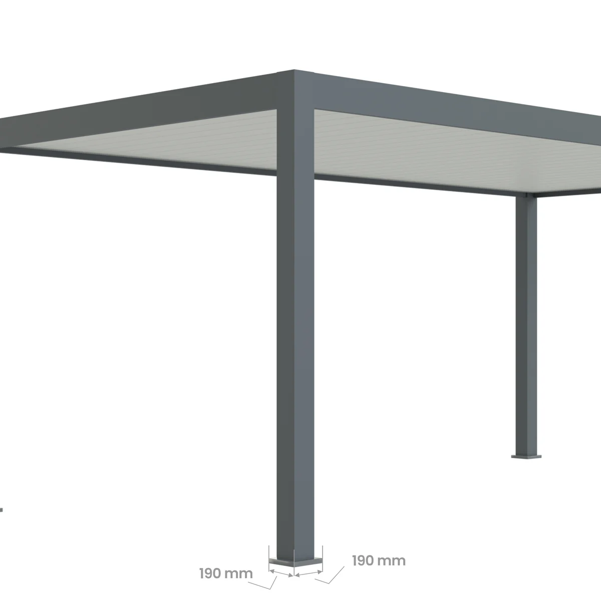 Aliuminė automobilio stoginė PRESTON - 330x563 cm - Image 10