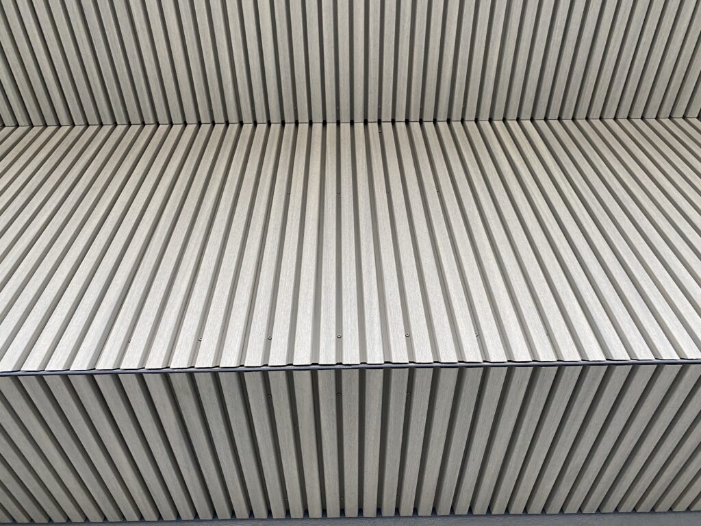 Fiberdeck WEO 35 light grey 140×2900 mm – projekto nuotrauka 2