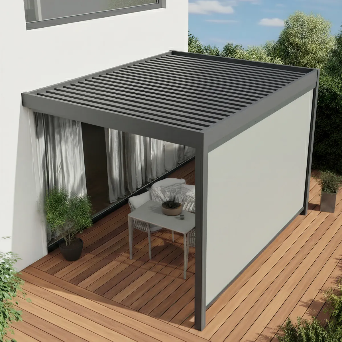 Pergola ZENITH - 4x3 m. pilka - Image 3