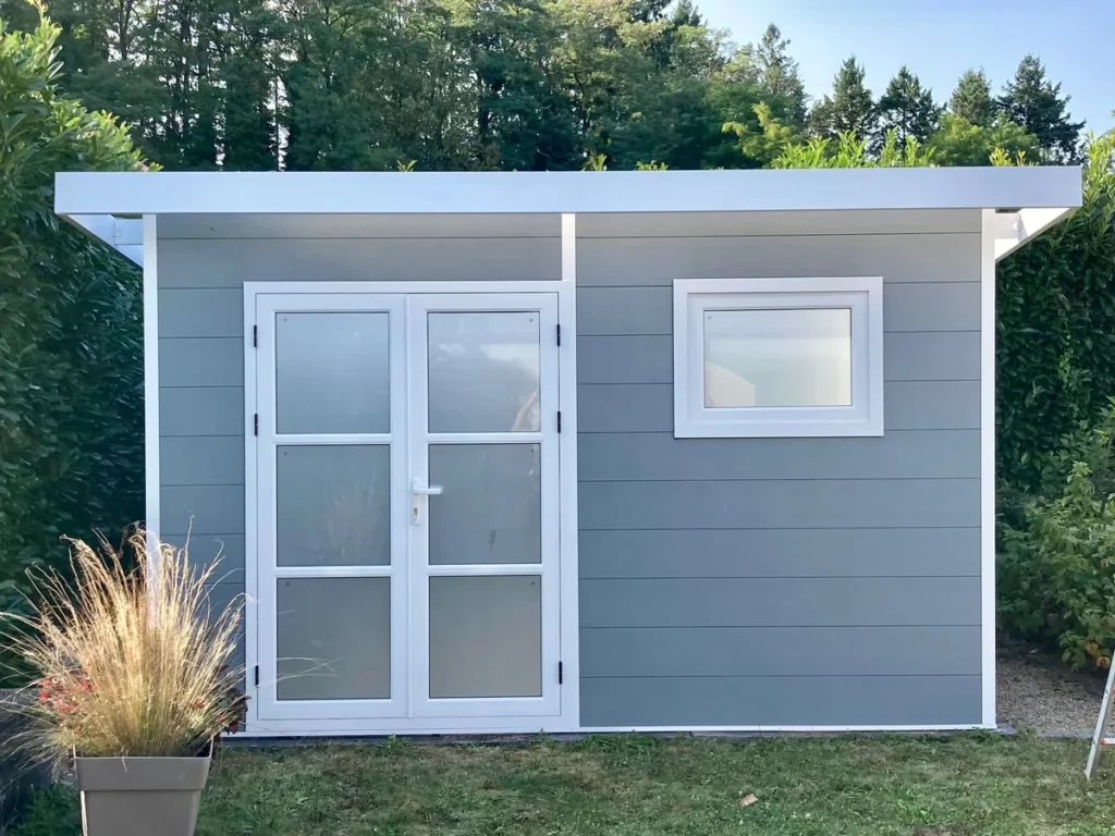 Alma – 15 m² kompozitinis sandėliukas– pilkas – projekto nuotrauka 5