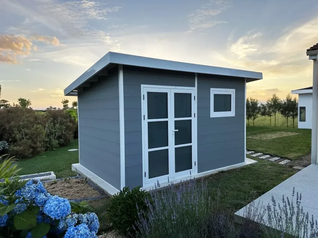Alma – 15 m² kompozitinis sandėliukas– rudas – projekto nuotrauka 2