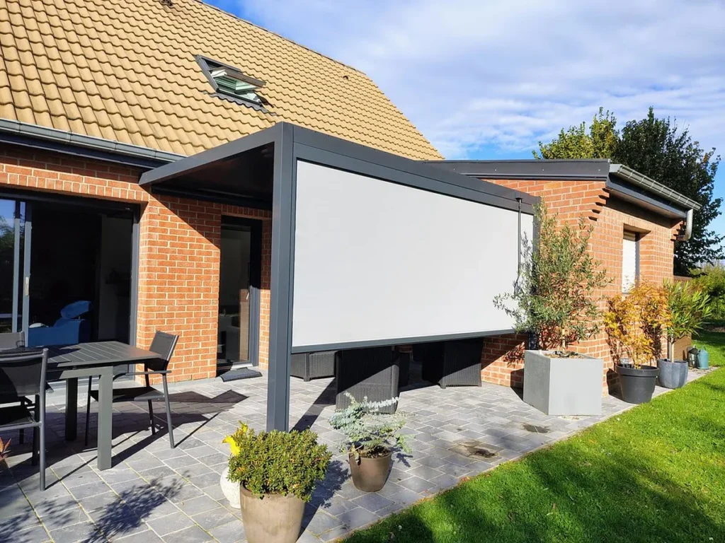 Pergola ZENITH – 4×3 m. pilka – projekto nuotrauka 4