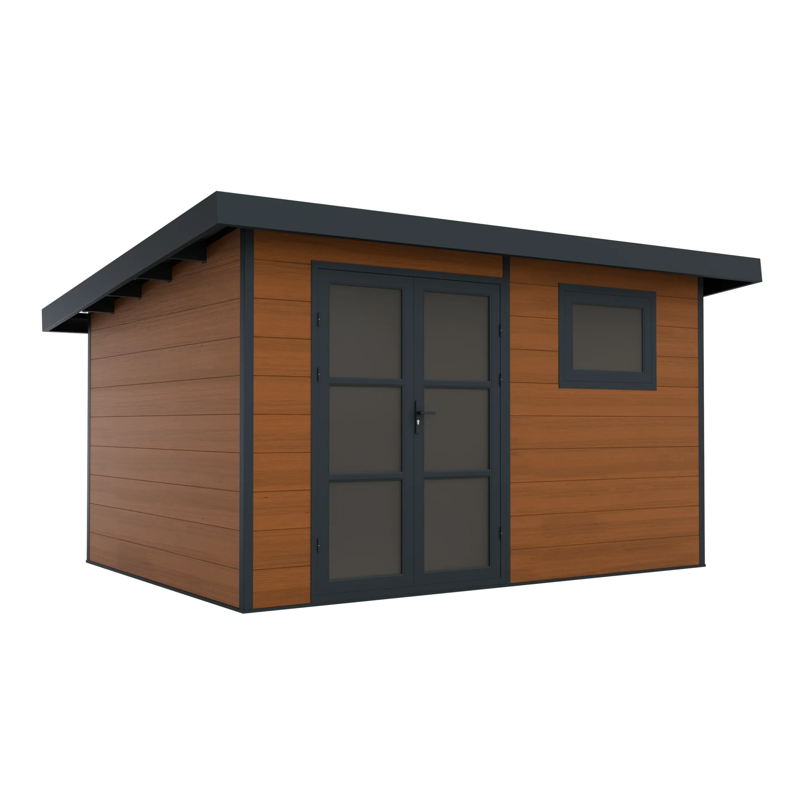 Alma – 11 m² kompozitinis sandėliukas– rudas - Image 15