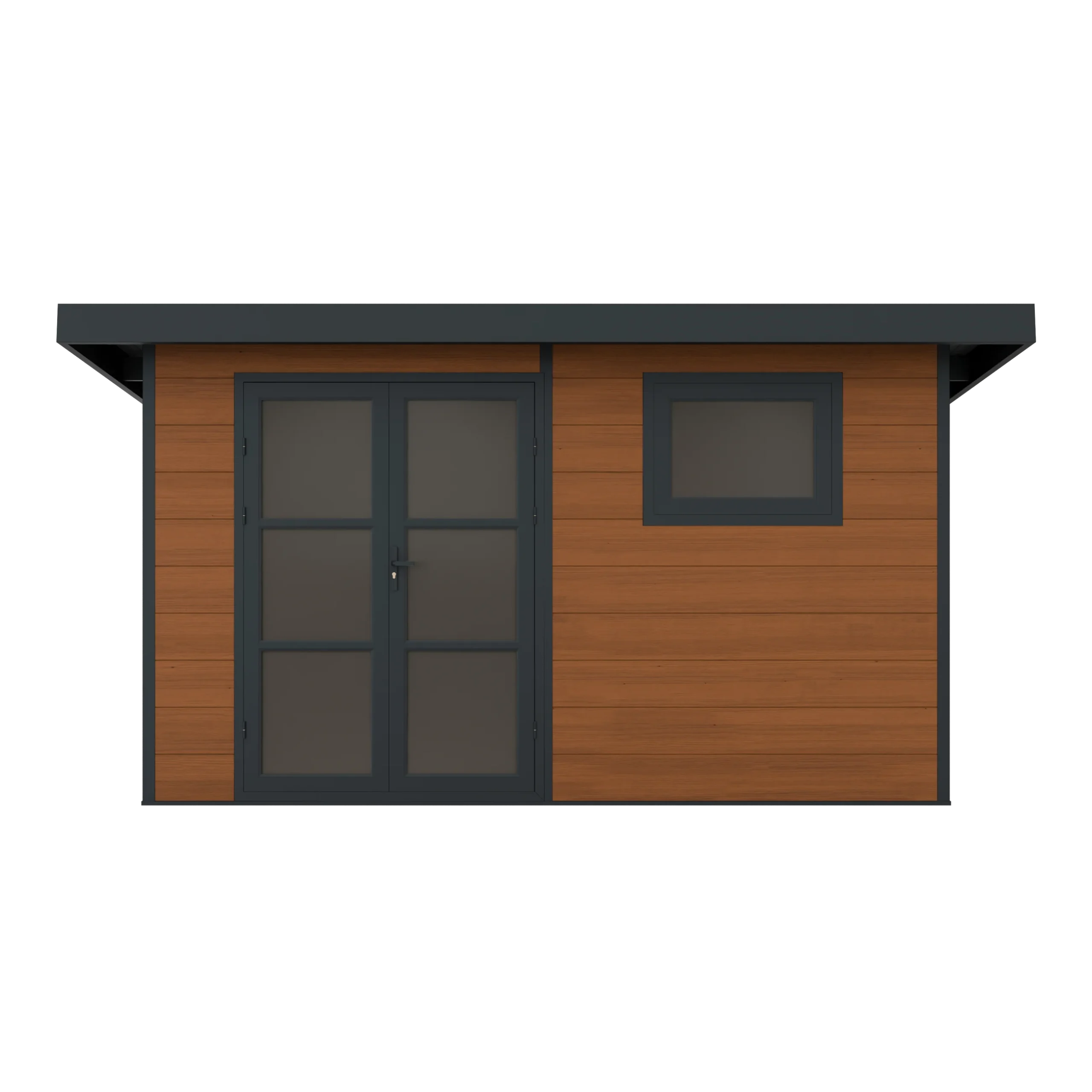 Alma – 11 m² kompozitinis sandėliukas– rudas - Image 16