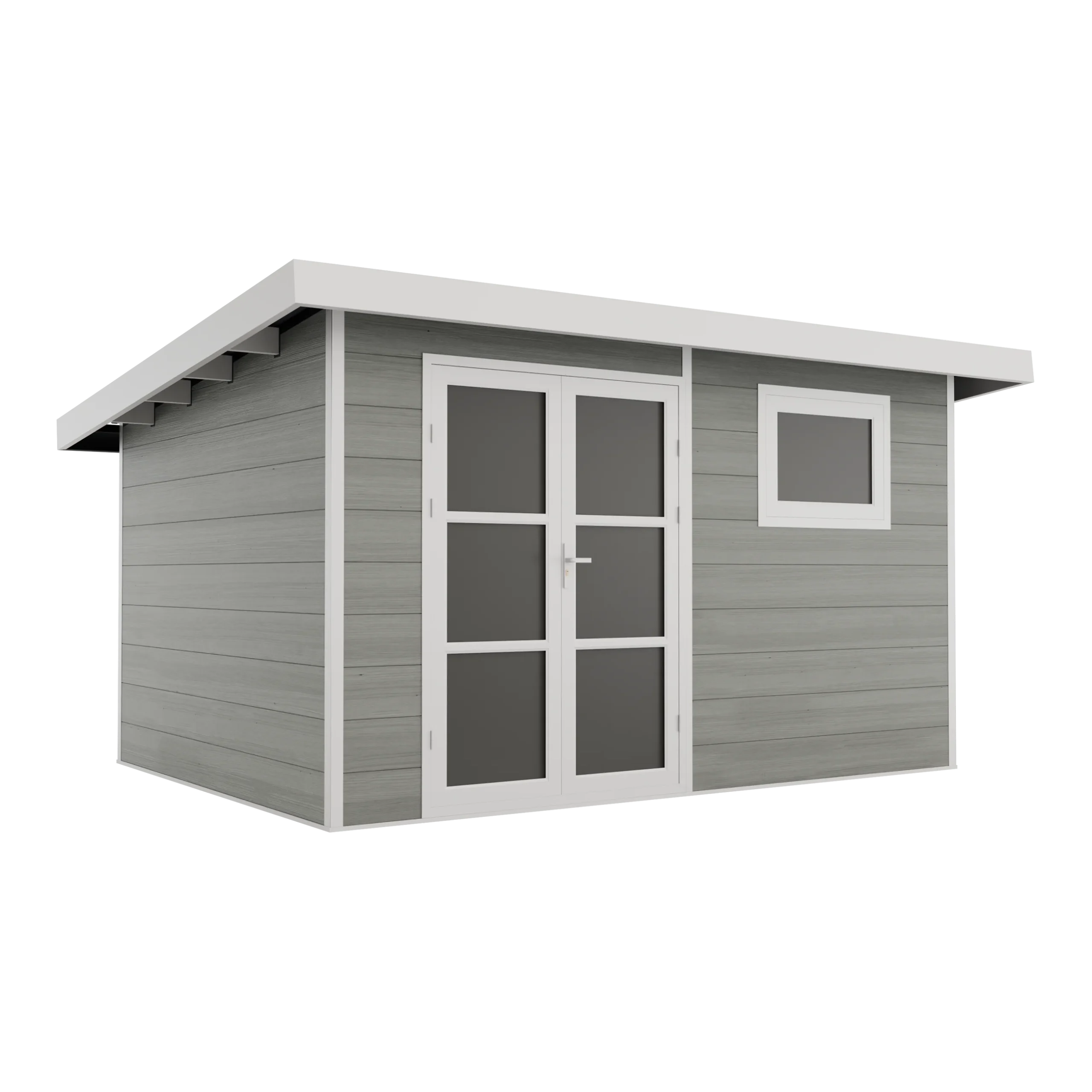 Alma – 11 m² kompozitinis sandėliukas– šviesiai pilkas - Image 14
