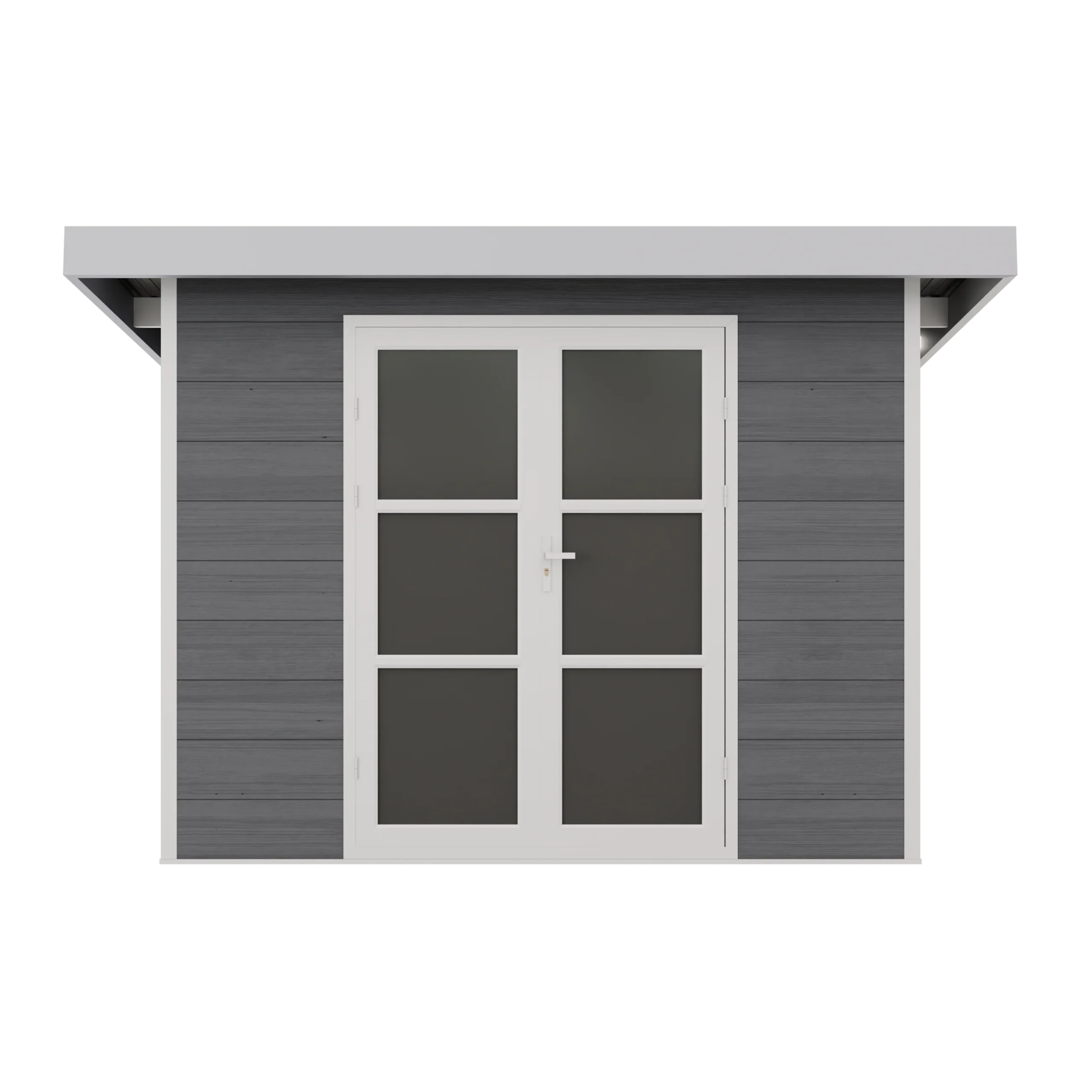 Alma – 7 m² kompozitinis sandėliukas– pilka / balta - Image 15
