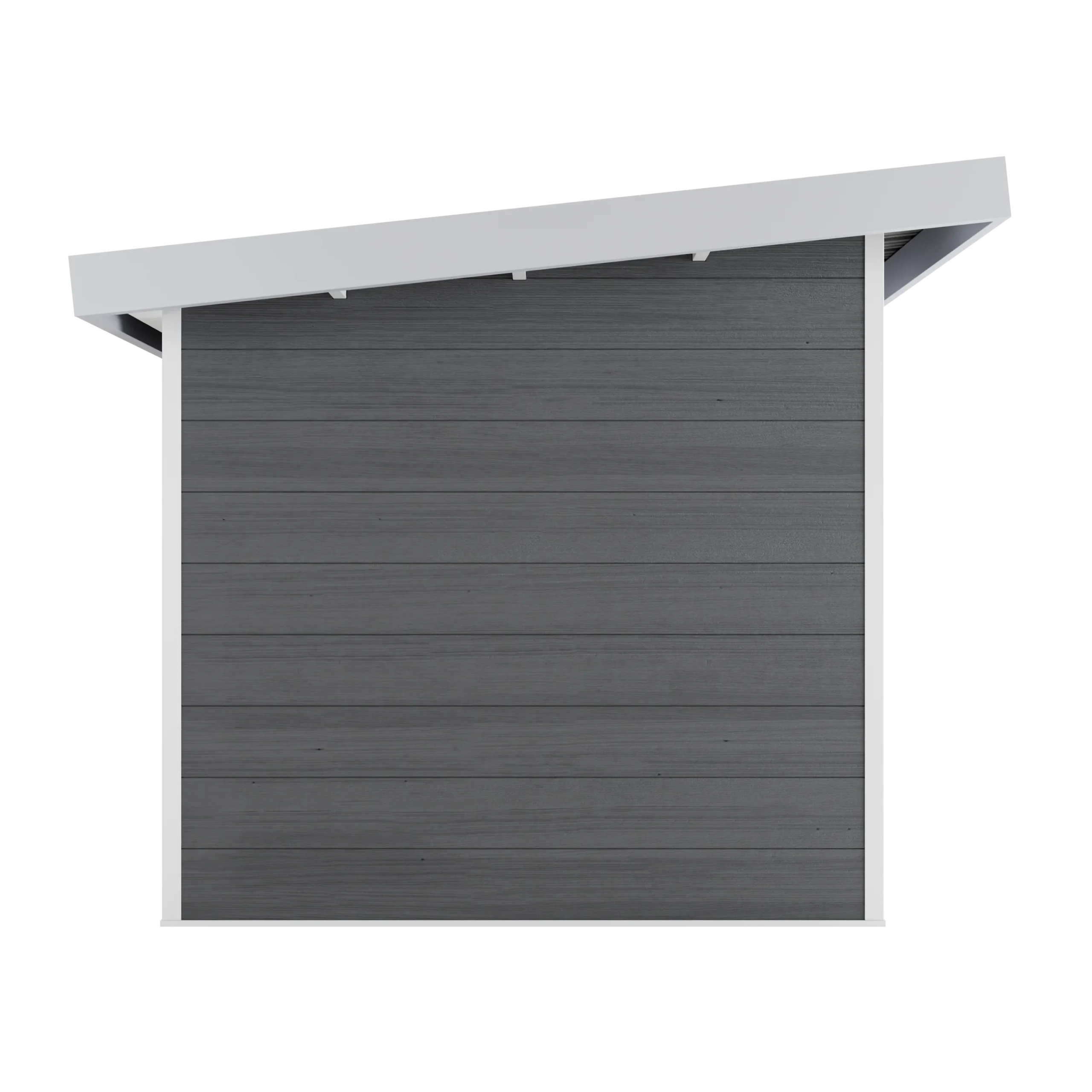 Alma – 7 m² kompozitinis sandėliukas– pilka / balta - Image 16