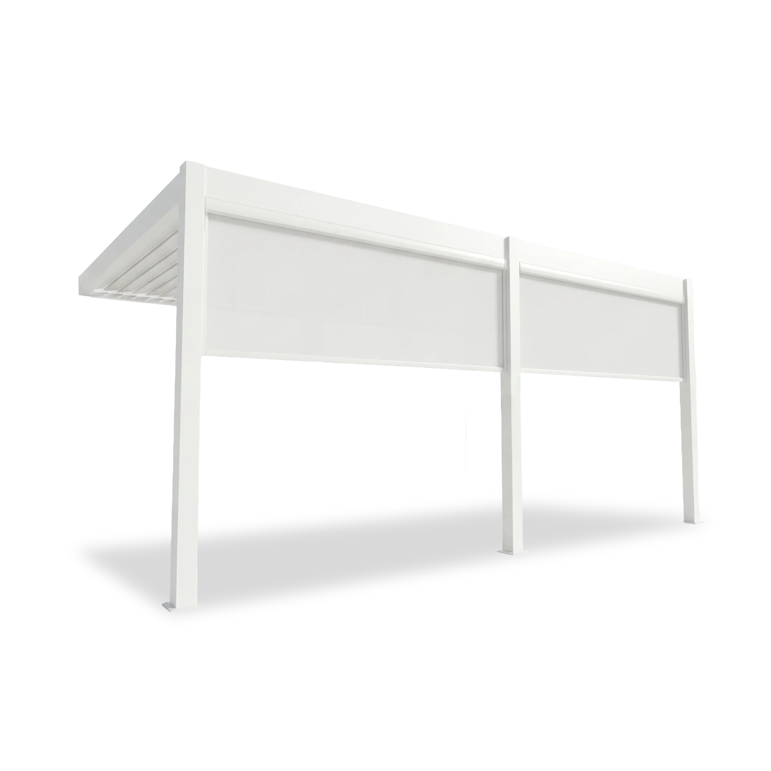 Pergola Elios 5,3x3,6 m. balta su 2 vnt 2,65 m pločio priekiniai roletai - Image 6