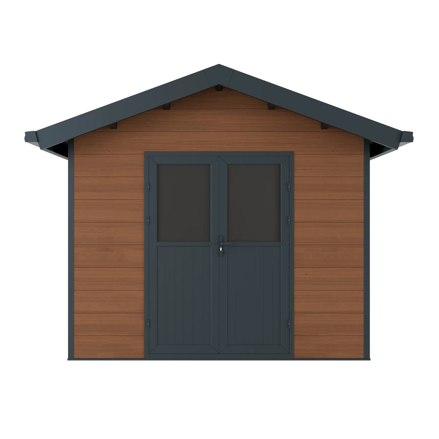 ISORA – 9 m² kompozitinis sandėliukas– rudas - Image 6