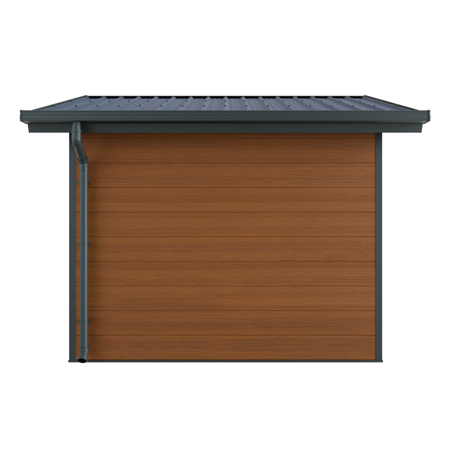 ISORA – 9 m² kompozitinis sandėliukas– rudas - Image 10