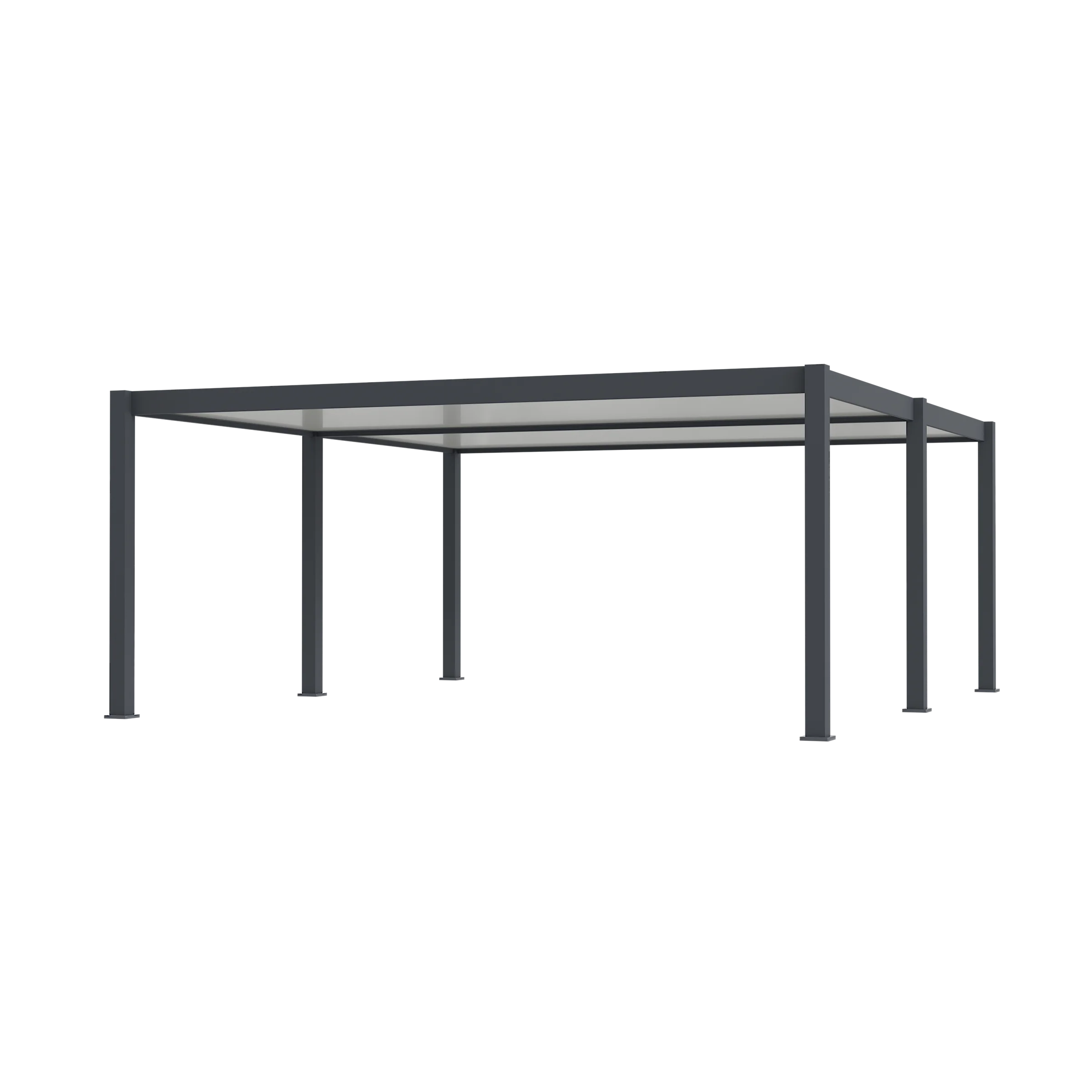 Aliuminė automobilio stoginė - WESTON - 563x645 cm cm 2 auto
