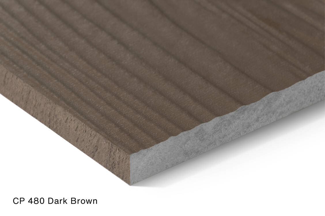 Swisspearl fibrocementinės dailylentės – Dark Brown